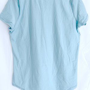 NEW CRZ YOGA large, powder blue Tshirt